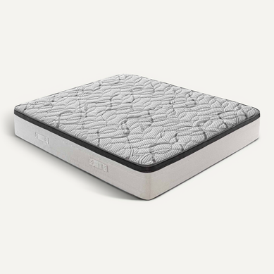 Matelas Mousse  160x200 Cm Deluxe - Epaisseur 25 Cm - Réversible - Côté Été/hiver