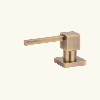 Distributeur Savon Carré Encastrable Helika Laiton Vieux Bronze Distributeur Savon Carré Encastrable Helika Laiton Vieux Bronze