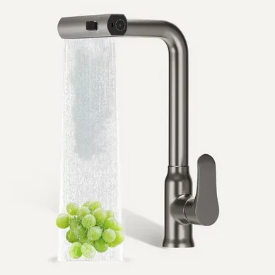 Robinet De Cuisine Extractible Avec Rotation 360°, Commande Eau Chaude Et Froide, Acier Inoxydable Robinet De Cuisine Extractible Avec Rotation 360°, Commande Eau Chaude Et Froide, Acier Inoxydable