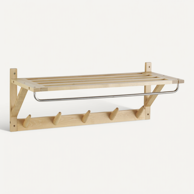 Porte-manteau En Bouleau Naturel Porte-manteau En Bouleau Naturel