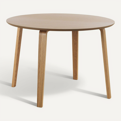 Table En Panneaux De Fibres Avec Pieds En Chêne Plaqué Diamètre 110 Table En Panneaux De Fibres Avec Pieds En Chêne Plaqué Diamètre 110