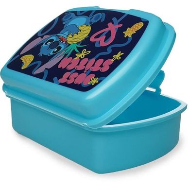 Boîte à Goûter Lilo et Stitch - Bleu, Sans Bpa, 18 X 14 X 6 Cm Boîte à Goûter Lilo et Stitch - Bleu, Sans Bpa, 18 X 14 X 6 Cm