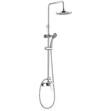 Colonne De Douche Avec Robinetterie Shenti - Chromé Colonne De Douche Avec Robinetterie Shenti - Chromé