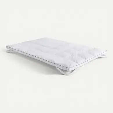 Surmatelas En Duvet Naturel 5 Cm Housse 100% Coton Surmatelas En Duvet Naturel 5 Cm Housse 100% Coton