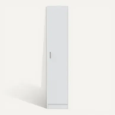 Armoire Polyvalente 1 Porte - Blanc