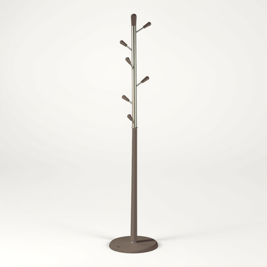Portemanteau En Hêtre Massif, Modèle Ellie, Moka 190x37 Portemanteau En Hêtre Massif, Modèle Ellie, Moka 190x37