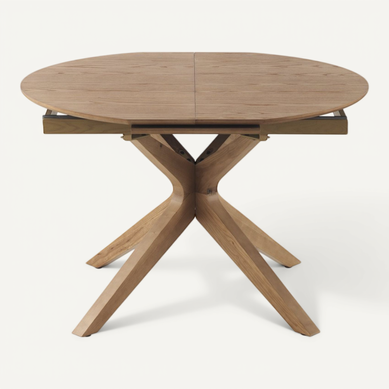 Table Extensible 120/160x90 Pieds En Chêne Et Plateau En Frêne Table Extensible 120/160x90 Pieds En Chêne Et Plateau En Frêne