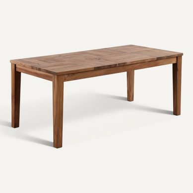 Table En Bois Massif D'acacia Recyclé 180x90 Cm Table En Bois Massif D'acacia Recyclé 180x90 Cm