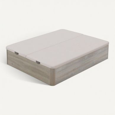Sommier coffre 120x190 cm FLEX ROYAL beige vue 3/4