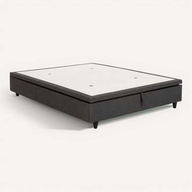 Sommier coffre 140x190 cm DREAMEA EDITION CELESTE vue 3/4