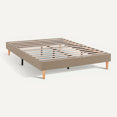 Sommier Déco Aura 140x200 Cm  Beige, Hauteur 30 Cm