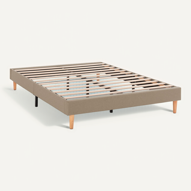 Sommier Déco Aura 160x200 Cm  Beige, Hauteur 30 Cm