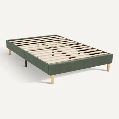 Sommier déco Bari 90x190 Cm Vert