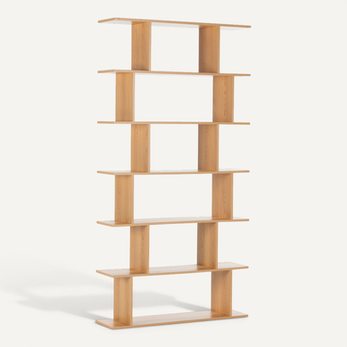 Etagère Osaka Avec 6 Trous Effet Chêne