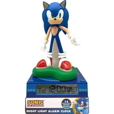 Réveil Figurine 3d Lumineuse Sonic - Réveil Numérique Avec Veilleuse