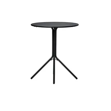 Table Fixe En Métal Noir 60x71cm Table Fixe En Métal Noir 60x71cm