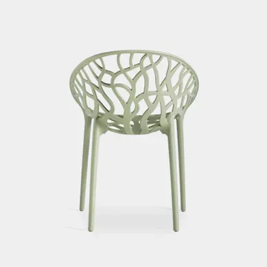Lot De 4 Chaises De Jardin En Plastique Vert 58x79cm Lot De 4 Chaises De Jardin En Plastique Vert 58x79cm