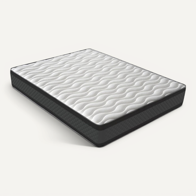 Matelas Mousse 140x200 cm ONYX - Ferme - Réversible - Côté Été/hiver - H20 Cm