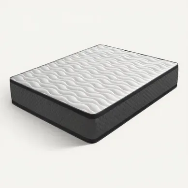 Matelas Mousse 160x200 cm CASABLANCA - Ferme - Réversible - Côté Été/hiver - H30 Cm