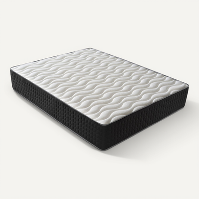 Matelas Mousse 140x200 cm CASABLANCA - Ferme - Réversible - Côté Été/hiver - H30 Cm