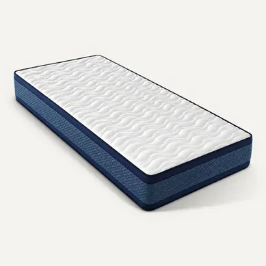 Matelas Mousse 90x190 cm GRAND BLEU - Ferme - Réversible - Côté été/hiver - H20 Cm Matelas Mousse 90x190 cm GRAND BLEU - Ferme - Réversible - Côté été/hiver - H20 Cm