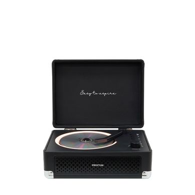 Lecteur Cd Portable Bluetooth, Radio Fm Et Aux, Haut-parleur 6w, Couleur Noir