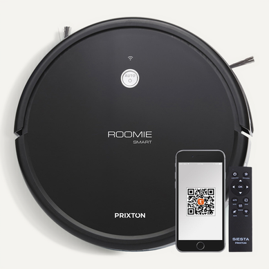 Aspirateur Robot Roomie Smart - Aspire et Lave - Gyroscope - Cartographie - WiFi et App mobile Aspirateur Robot Roomie Smart - Aspire et Lave - Gyroscope - Cartographie - WiFi et App mobile