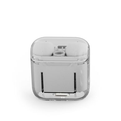 Écouteurs sans fil TWS162 - Bluetooth 5.2 - Technologie ENC et HiFi - Design blanc transparent