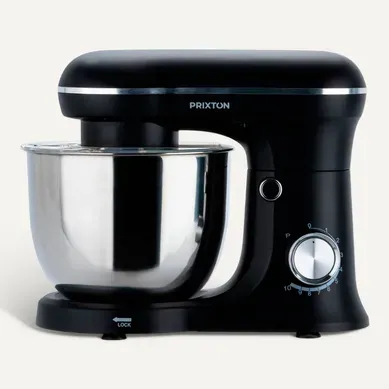 Robot Pâtissier Kr250, Multifonctions, 5 Litres, 1500w, 10 Vitesses, 3 Accessoires, Matte Black
