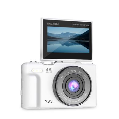 Caméra Digitale Xplorer Dv900 Wifi, Écran Pivotant, Résolution 4k Et 64mp, Blanc Caméra Digitale Xplorer Dv900 Wifi, Écran Pivotant, Résolution 4k Et 64mp, Blanc