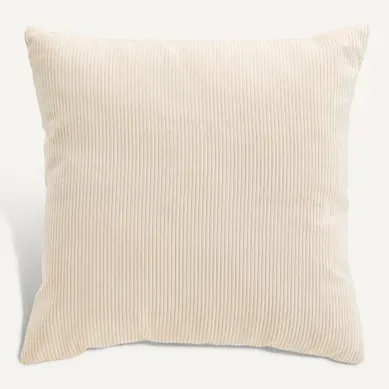 Coussin 45x45 cm VECO Ecru Coussin 45x45 cm VECO Ecru vue de face