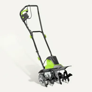 Motoculteur Électrique 1200 W 40 Cm, 6 Fraises, Profondeur 20 Cm