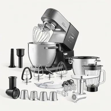 Robot Pâtissier Multifonction - Stm 8970 Paul 3 - 1800 W - Noir / Acier