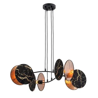 Suspension Motif, Acier, Noir, 82x100x70 Cm