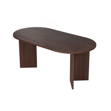 Table à Manger En Bois "sablin" 180 X 90 X 75 Cm - Travertin