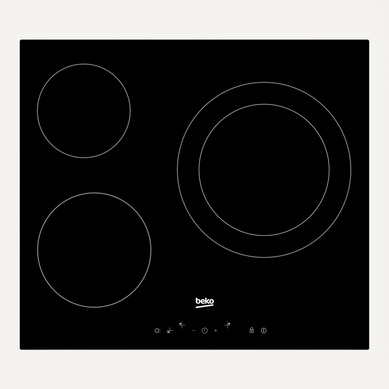 Table De Cuisson Vitrocéramique 60cm 3 Feux 5700w Noir Hic63402t Table De Cuisson Vitrocéramique 60cm 3 Feux 5700w Noir Hic63402t
