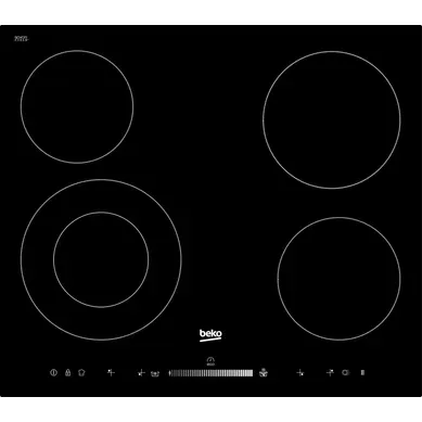 Plaque De Cuisson Vitrocéramique Hic64502t - 4 Foyers Hi-light - 6700w - L58 X P51cm - Noir Plaque De Cuisson Vitrocéramique Hic64502t - 4 Foyers Hi-light - 6700w - L58 X P51cm - Noir