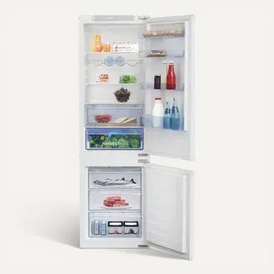 Réfrigérateur congélateur encastrable 271l hauteur 177 cm Inox - Bcsa285e4zsn