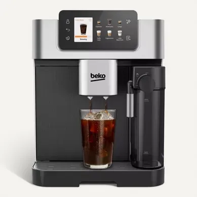 Machine à Espresso Auto Beko Ceg7348x Avec Broyeur 19 Bar, 18 Recettes Machine à Espresso Auto Beko Ceg7348x Avec Broyeur 19 Bar, 18 Recettes