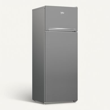 Réfrigérateur 2 portes BEKO RDSA240K40SN 223L Gris Acier Réfrigérateur 2 portes BEKO RDSA240K40SN 223L Gris Acier vue 3/4