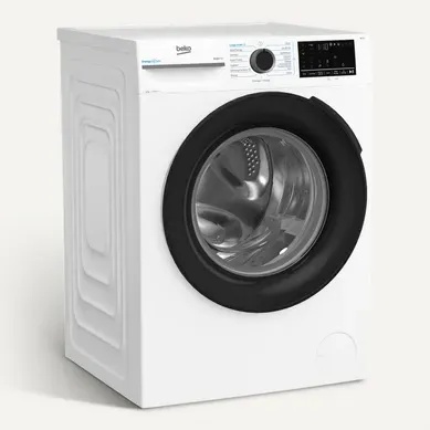 Lave-linge hublot BEKO BM3WFU410411B 10kg vue 3/4