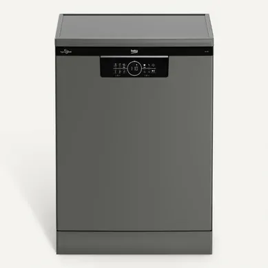 Lave-vaisselle pose libre BEKO BDFN26446G 14 couverts Inox Lave-vaisselle pose libre BEKO BDFN26446G 14 couverts Inox vue de face