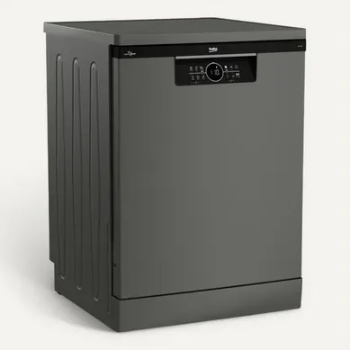 Lave-vaisselle pose libre BEKO BDFN26446G 14 couverts Inox Lave-vaisselle pose libre BEKO BDFN26446G 14 couverts Inox vue 3/4