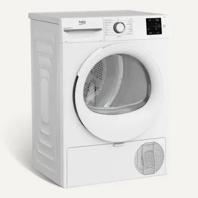 Sèche-linge hublot BEKO D0H1930 9kg Blanc Sèche-linge hublot BEKO D0H1930 9kg Blanc vue 3/4
