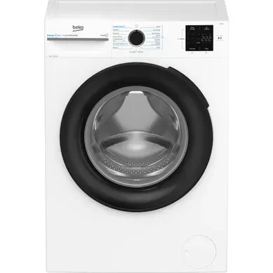 Lave-linge hublot BEKO BM3WFT380411 8kg Lave-linge hublot BEKO BM3WFT380411 8kg vue de face