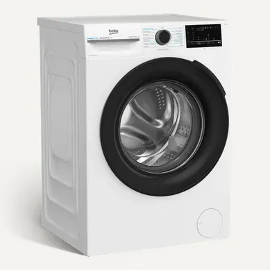 Lave-linge hublot BEKO BM3WFT412411B 12kg Lave-linge hublot BEKO BM3WFT412411B 12kg vue 3/4