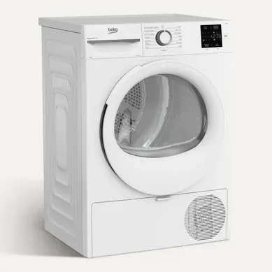 Sèche-linge hublot BEKO D3H18C01W 8kg Sèche-linge hublot BEKO D3H18C01W 8kg vue 3/4
