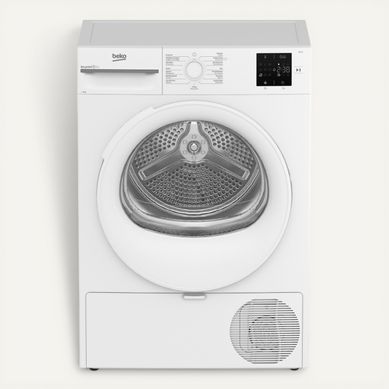 Sèche-linge hublot BEKO D3H17D91W 7kg Sèche-linge hublot BEKO D3H17D91W 7kg vue de face