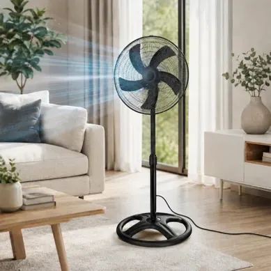 Ventilateur Sur Pied 45 Cm – Puissance 60w Et Fonctionnement Silencieux Ventilateur Sur Pied 45 Cm – Puissance 60w Et Fonctionnement Silencieux