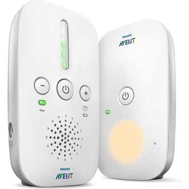 Babyphone Dect Scd502/26 - Sur Pile Ou Secteur - Portée 300m - Fonction Veilleuse